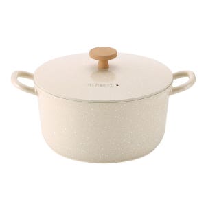 [N단독구성/실리콘 그립손잡이 증정] PN풍년 블리스 라레트로 마블IH 24cm양수(주물뚜껑) 국산 통주물 냄비