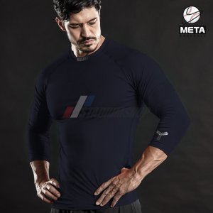 닥터스킨 프로 7부 언더티 기능성 라운드넥 언더셔츠 네이비 SDNA08