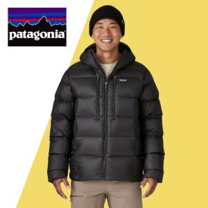 파타고니아 패딩 피츠로이 다운 후디 남성용 Black