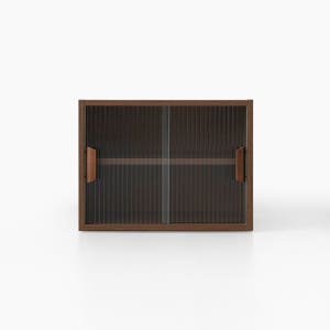 피크 2문 미니수납장 450 45x28x34, 2단, 브라운 7044.7225