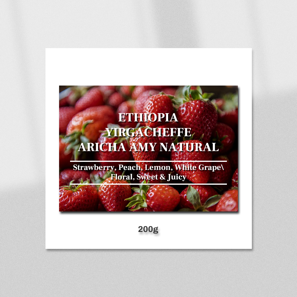 Master’s Pick 에티오피아 예가체프 아리차 에이미 <b>내추럴</b> 홀빈, 200g, 1개