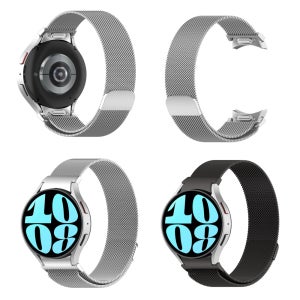 갤럭시워치6 날개형 원클릭 자석 마그네틱 버튼 메탈 데일리 시계줄 스트랩 밴드 줄 40/44/43/47MM