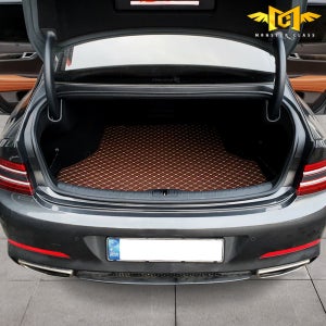 제네시스 G80 3세대 (2020-2023) 트렁크매트 가죽 퀼팅 매트 용품 전기차 호환