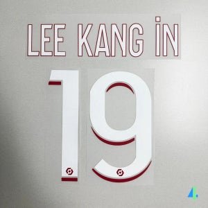 [오피셜 마킹] 23-24 PSG 파리 생제르망 리그 홈 이강인 네임셋