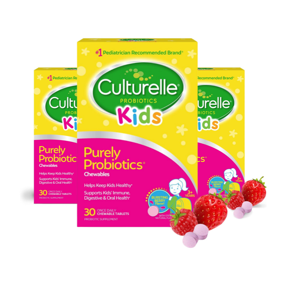 <b>컬처렐</b> 어린이 <b>츄어블</b> <b>키즈</b> 유산균 30정 3세트