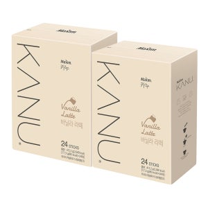 맥심 카누 바닐라 라떼 24T x 2개