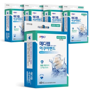 아텍스 메디랩 아쿠아밴드 대용량 혼합형 5box 방수 밴드 상처 반창고 약국 상비약