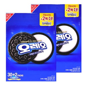 코스트코 오레오 초콜릿 샌드위치 쿠키 1.6KG [50G X 32봉] 대용량 X 2박스