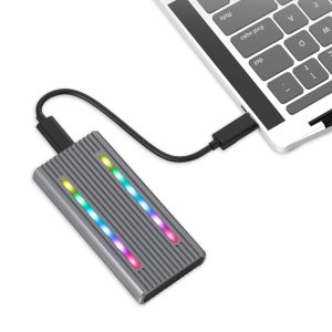 외장SSD하드케이스 휴대용 USB C타입 nvme M2 썬더볼트외장하드 RNX1346