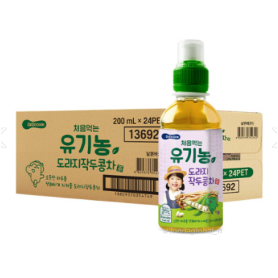 코코몽 하늘보리 200ml 24개+작두콩차 200ml 24개