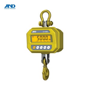 AND 매달림 전자저울 FJ-K500 500kg (100/200g단위) 산업용 크레인저울
