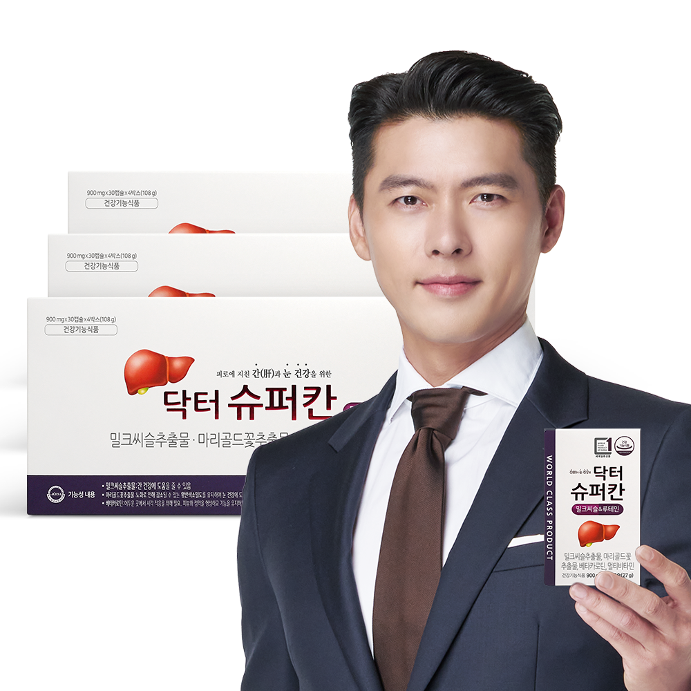닥터슈퍼칸 밀크씨슬&amp;루테인 12박스(12개월분) 실리마린 선물세트