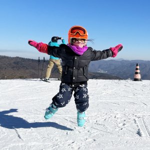 지산리조트 어린이 스키강습 퍼포먼스 스키아카데미 전문 레슨