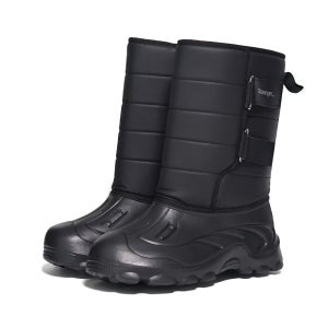 남성 벨크로 패딩부츠 겨울 방한화 가벼운 털부츠