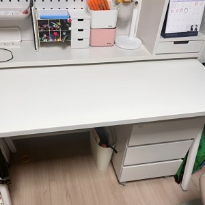 호환 꼬꼬미 인조가죽 베이직책상 테이블매트 데스커커버 사각 1200x590 스노우화이트