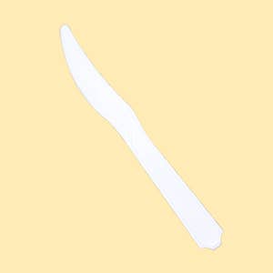 TY 일회용 나이프칼 PP 포장 배달 2000개입 백색