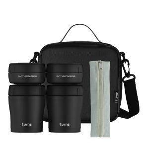 텀스 보온도시락 세트+슬림 수저세트