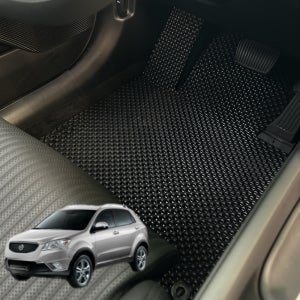 코란도C 자동차 매트 버블 카매트 발매트 발판 블랙 1열 운전석+조수석