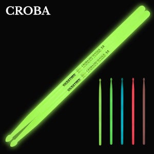 크로바 루미너스 야광 드럼스틱 5A 형광 컬러