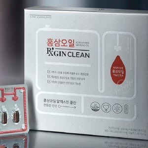 본사정품 정관장 홍삼오일 알엑스진 클린 전립선 건강 60캡슐 1박스