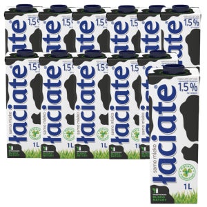 폴란드 수입멸균우유 와치아테 저지방 1.5% 1000ml 12입