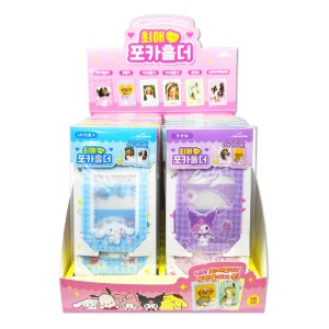 산리오 최애 포카홀더 포꾸세트 포토카드 사진프레임 데코 꾸미기 18개 1박스