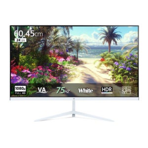 픽셀아트 PIXELART PA2430W 화이트 75Hz FHD 24형 모니터 무결점