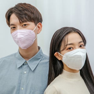 하늘 접이식 KF94 황사마스크 4중필터 대형 (50매)