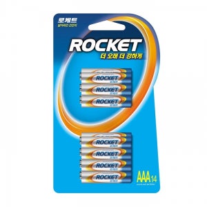 로케트 알카라인 건전지 AAA 14개