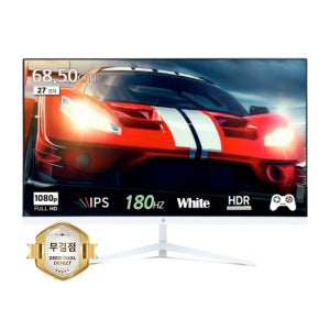 픽셀아트 PIXELART PA2718W 화이트 180Hz FHD IPS 27형 모니터 무결점
