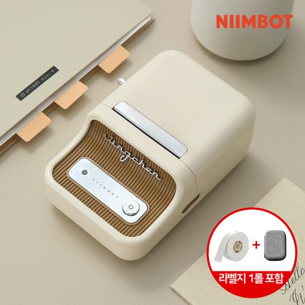 NIIMBOT 라벨프린터 B21 휴대용 무선 스티커라벨기 님봇 네임스티커기계