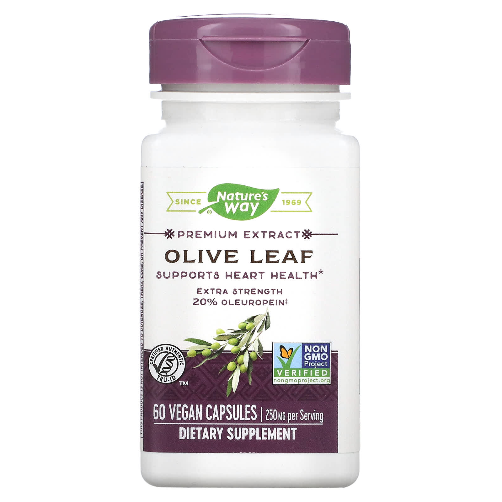 네이쳐스웨이 프리미엄 <b>익스트랙트</b> <b>올리브 리프</b> 250mg 60 베지캡슐