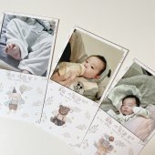 따뜻한 육아 성장기록 카드 아기 셀프촬영 소품 이미지