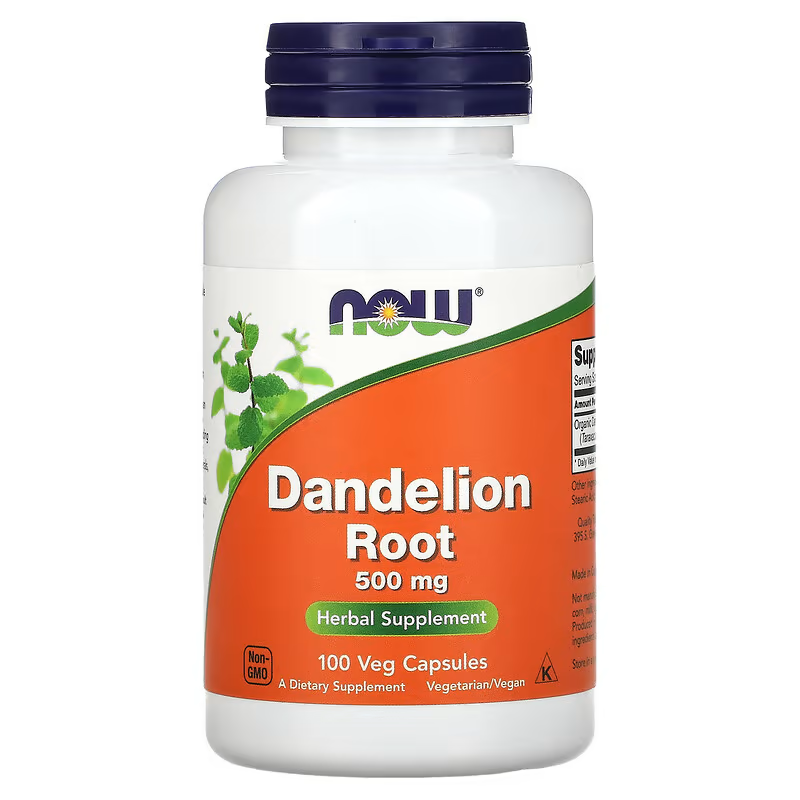 <b>민들레추출물</b> 나우푸드 단델리온루트 Dandelion Root 100정