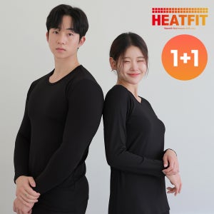 히트핏 기모 내복 여자 발열내의 겨울 두꺼운 융기모 히트택 보온 상의 하의 타이즈 세트