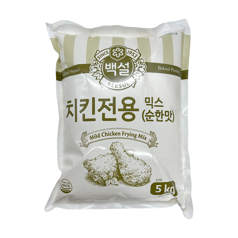 CJ 제일제당 백설 치킨 전용 믹스 5KG 매운맛 x 2EA BOX