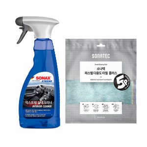 소낙스 익스트림 실내크리너 500ml 파스텔 5p 타월