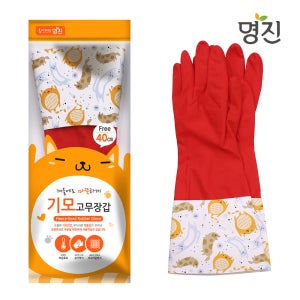 명진 기모 고무장갑 60켤레 (1BOX)