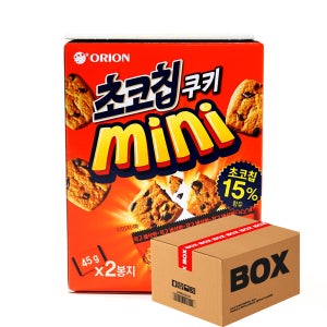 미니초코칩쿠키90g16입 한입과자 사무실 회사