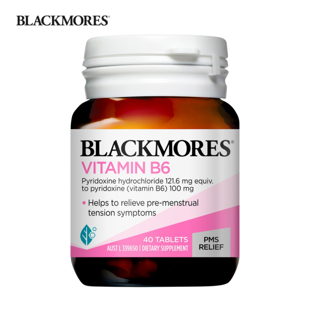 <b>블랙모어스 비타민B6</b> 100mg 40정