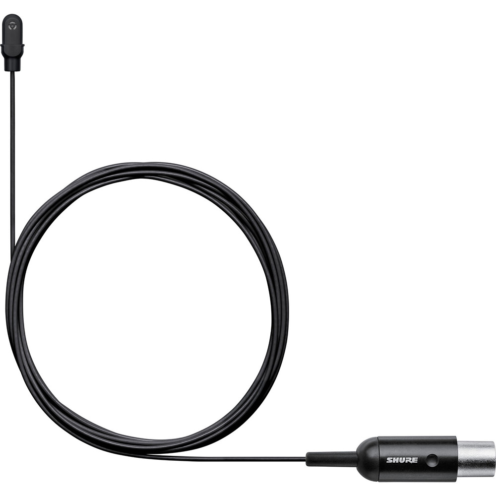 Shure 슈어 핀 마이크 DL4 M-TQG 무선 연결용 방수 IP57 색상 블랙