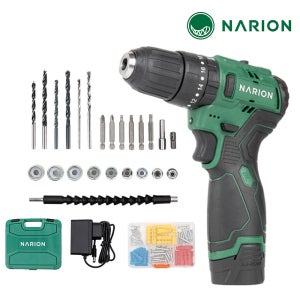 나리온 12V 전동드릴 기본세트 NJ120 충전 드릴 가정용 드라이버