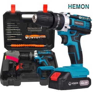 헤몬 다쪼아 터보 전동 드릴 드라이버 충전 공구 세트