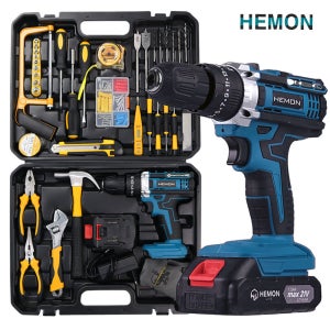헤몬 다쪼아 터보 올인원 전동 드릴 드라이버 충전 공구 세트
