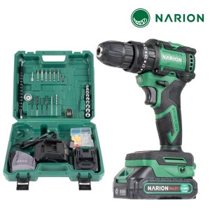 나리온 21V 전동드릴 기본세트 NJ140 충전 드릴 가정용 드라이버