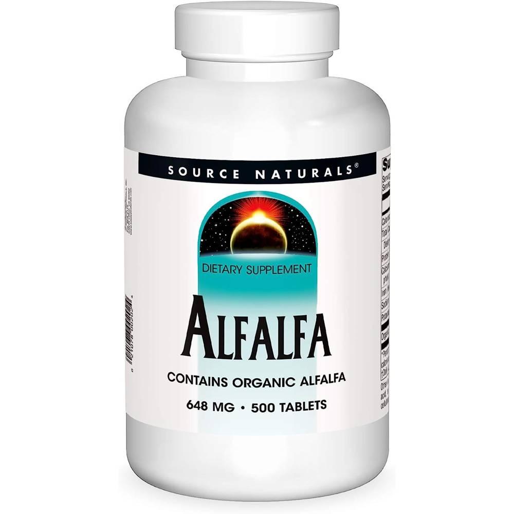 Source Naturals 소스네츄럴 알팔파 648mg 500정