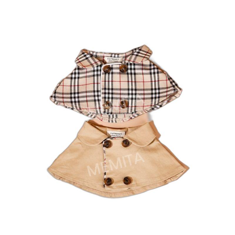 강아지 트렌치코트 케이프 코트 고양이 바람막이 가을옷 트렌치