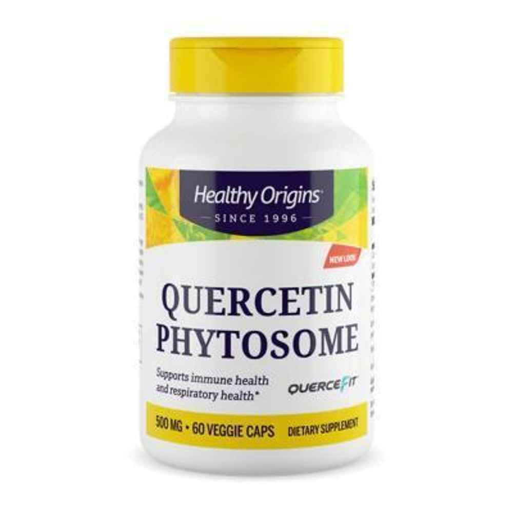 [Healthy Origins 헬시 오리진] 퀘르세틴 파이토솜 500 mg, 60 베지 캡슐, Quercetin Phytosome 500 mg