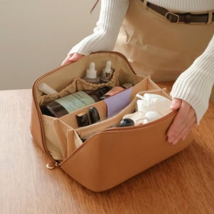 [빅버전] 대용량 여행 파우치 휴양지 바캉스 수납가방 3color