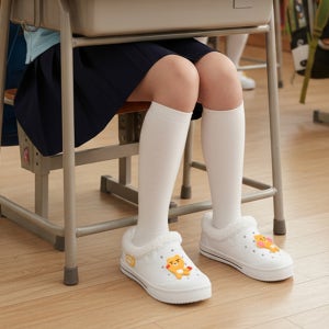 카카오프렌즈 유아동 여성 초등 어린이집 방한 털실내화 겨울슬리퍼 털샌들